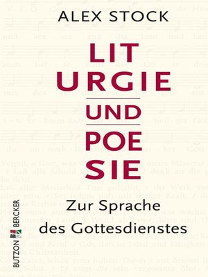 cover image of Liturgie und Poesie
